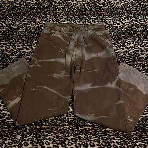 Tye dyed Straight Leg Jeans